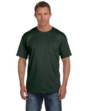 Fruit of the Loom 3931P - 5 oz., 100% Cotton HD Pocket TEE