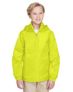 Team 365 TT73Y - Youth Zone Protect Lightweight Jacket Safety Yellow