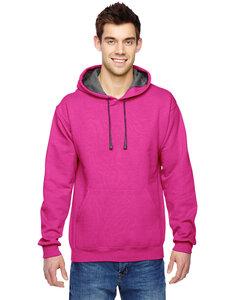 Fruit of the Loom SF76R - Sofspun® Hooded Sweatshirt Cyber Pink