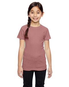 LAT 2616 - Girls' Fine Jersey Longer Length T-Shirt Mauvelous