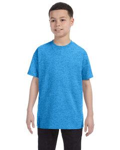 Gildan G500B - Heavy Cotton™ Youth T-Shirt  Heather Sapphire