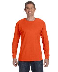 Jerzees 29L - 5.6 oz., 50/50 Heavyweight Blend™ Long-Sleeve T-Shirt  Burnt Orange