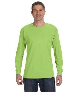 Jerzees 29L - 5.6 oz., 50/50 Heavyweight Blend™ Long-Sleeve T-Shirt  Verde Neón