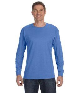 Jerzees 29L - 5.6 oz., 50/50 Heavyweight Blend™ Long-Sleeve T-Shirt  Columbia Blue