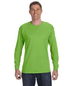 Jerzees 29L - 5.6 oz., 50/50 Heavyweight Blend™ Long-Sleeve T-Shirt  Kiwi