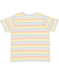 Rabbit Skins 3321 - Fine Jersey Toddler T-Shirt Rainbow Stripe