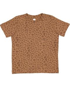 Rabbit Skins 3321 - Fine Jersey Toddler T-Shirt Brown Leopard