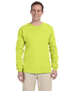 Fruit of the Loom 4930R - Heavy Cotton Long Sleeve T-Shirt Seguridad Verde