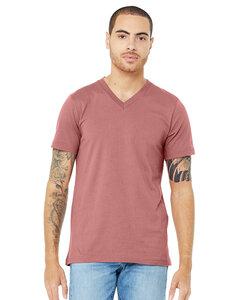 Bella+Canvas 3005 - Unisex Jersey Short-Sleeve V-Neck T-Shirt Color de malva