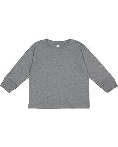 Rabbit Skins 3302 - Fine Jersey Toddler Long Sleeve T-Shirt Granite Heather