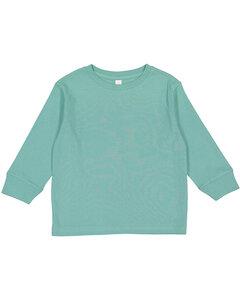 Rabbit Skins 3302 - Fine Jersey Toddler Long Sleeve T-Shirt Saltwater