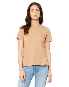 Bella+Canvas B6400 - Missy's Relaxed Jersey Short-Sleeve T-Shirt Sand Dune