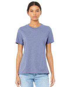Bella+Canvas B6400 - Missy's Relaxed Jersey Short-Sleeve T-Shirt Lavender Blue