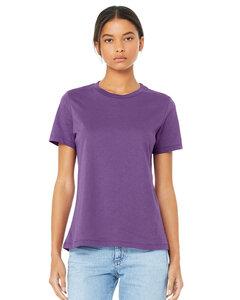 Bella+Canvas B6400 - Missy's Relaxed Jersey Short-Sleeve T-Shirt Royal Purple