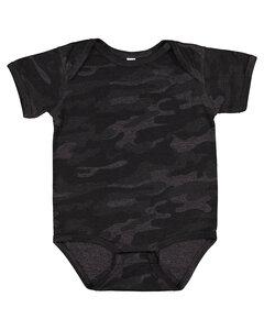 Rabbit Skins 4424 - Fine Jersey Infant Lap Shoulder Creeper Storm Camo