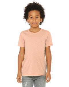 Bella+Canvas 3413Y - Youth Triblend Short-Sleeve T-Shirt Peach Triblend