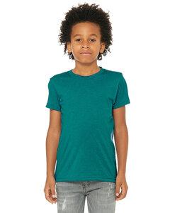 Bella+Canvas 3413Y - Youth Triblend Short-Sleeve T-Shirt Teal Triblend