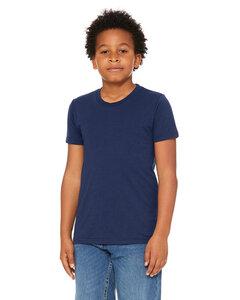 Bella+Canvas 3413Y - Youth Triblend Short-Sleeve T-Shirt Solid Nvy Trblnd