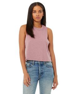 Bella+Canvas 6682 - Ladies Racerback Cropped Tank Heather Orchid