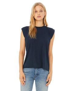 Bella+Canvas 8804 - Ladies Flowy Muscle T-Shirt with Rolled Cuff