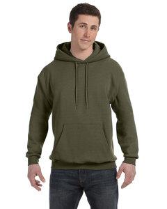 Hanes P170 - EcoSmart® Hooded Sweatshirt Fatiga Verde