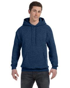 Hanes P170 - EcoSmart® Hooded Sweatshirt Heather Marina