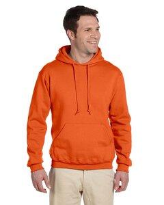 Jerzees 4997 - 9.5 oz., 50/50 Super Sweats® NuBlend® Fleece Pullover Hood  Seguridad de Orange
