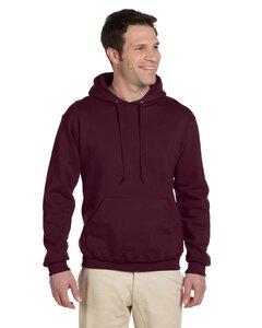Jerzees 4997 - 9.5 oz., 50/50 Super Sweats® NuBlend® Fleece Pullover Hood  Granate