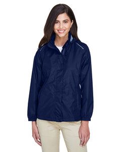 CORE365 78185 - Ladies Climate Seam-Sealed Lightweight Variegated Ripstop Jacket Clásico Armada