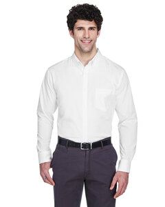 CORE365 88193 - Men's Operate Long-Sleeve Twill Shirt Blanco