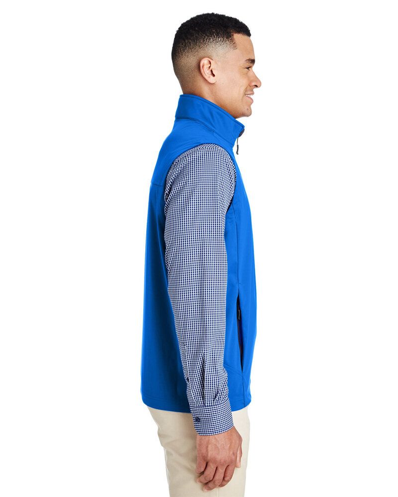 CORE365 CE709 - Men's Techno Lite Three-Layer Knit Tech-Shell Quarter-Zip Vest