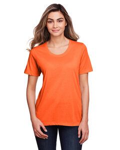 CORE365 CE111W - Ladies Fusion ChromaSoft Performance T-Shirt Campus Orange