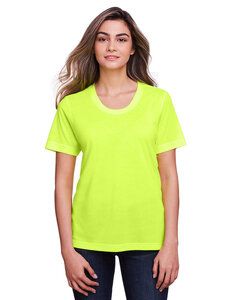 CORE365 CE111W - Ladies Fusion ChromaSoft Performance T-Shirt Safety Yellow