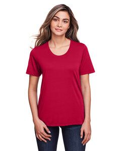 CORE365 CE111W - Ladies Fusion ChromaSoft Performance T-Shirt Classic Red