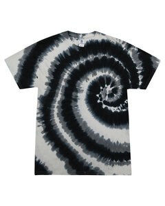 Tie-Dye CD100 - 5.4 oz., 100% Cotton Tie-Dyed T-Shirt Swirl Black