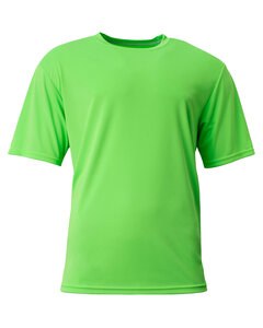 A4 N3142 - Remera de hombre de manga corta Cooling Performance  Seguridad Verde