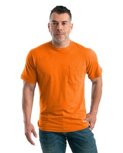 Berne BSM38 - Men's Lightweight Performance Pocket T-Shirt Naranja