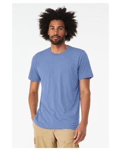 Bella+Canvas 3413C - Unisex Triblend Short-Sleeve T-Shirt Solid Blue Trbln