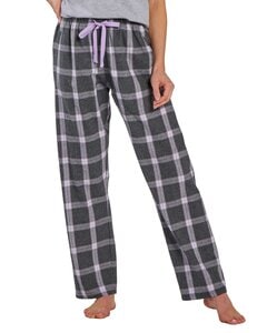 Boxercraft BW6620 - Ladies Haley Flannel Pant with Pockets Chrcl/Lvndr Pld