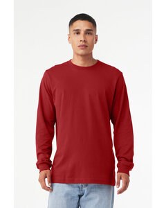 Bella+Canvas 3501 - Men’s Jersey Long-Sleeve T-Shirt Canvas Red