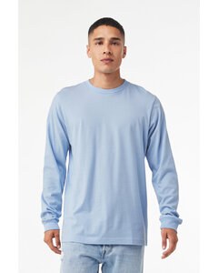 Bella+Canvas 3501 - Men’s Jersey Long-Sleeve T-Shirt Azul Pastel