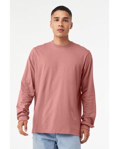 Bella+Canvas 3501 - Men’s Jersey Long-Sleeve T-Shirt Color de malva