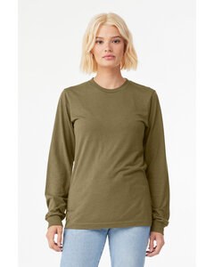 Bella+Canvas 3513 - Unisex Triblend Long-Sleeve T-Shirt Olive Triblend