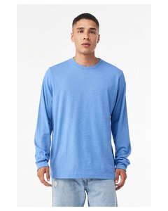 Bella+Canvas 3501 - Men’s Jersey Long-Sleeve T-Shirt Carolina del Azul