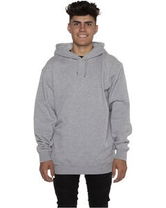 Beimar F106SP - Exclusive Side Pocket Mid-Weight Hooded Pullover Gris mezcla