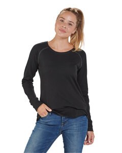 Boxercraft BW3166 - Ladies Payton Preppy Patch Long-Sleeve T-Shirt