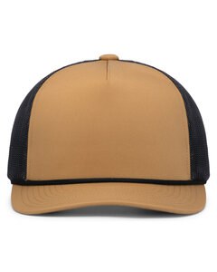 Pacific Headwear P423 - Weekender Trucker Hat Buck/Lt Chr/Bck