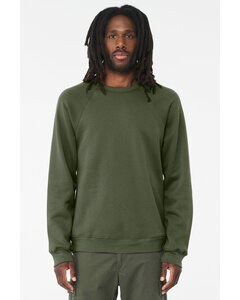 Bella+Canvas 3901 - Unisex Sponge Fleece Crewneck Sweatshirt Verde Militar