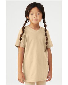 Bella+Canvas 3001Y - Youth Jersey Short-Sleeve T-Shirt Soft Cream