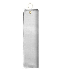 Pro Towels MW26TG - Microfiber Waffle Golf Towel with Tri-Fold Grommet Blanco
